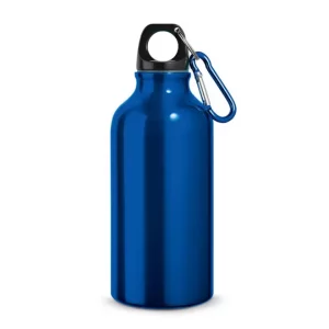 Petite gourde personnalisée - Bleu Métal - 400 mL