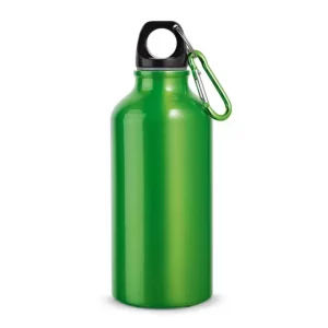 Petite gourde personnalisée - Vert Prairie Métal - 400 mL