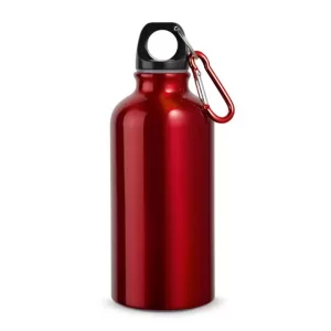 Petite gourde personnalisée - Rouge Métal - 400 mL