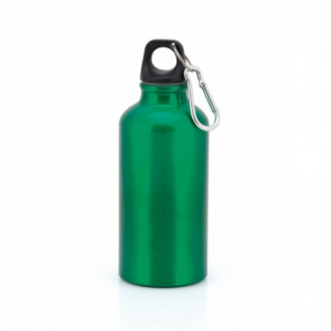 Petite gourde personnalisée - Vert Métal - 400 mL