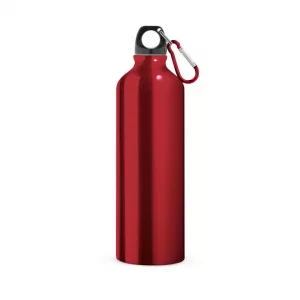 Gourde personnalisée - Rouge Métal - 800 mL