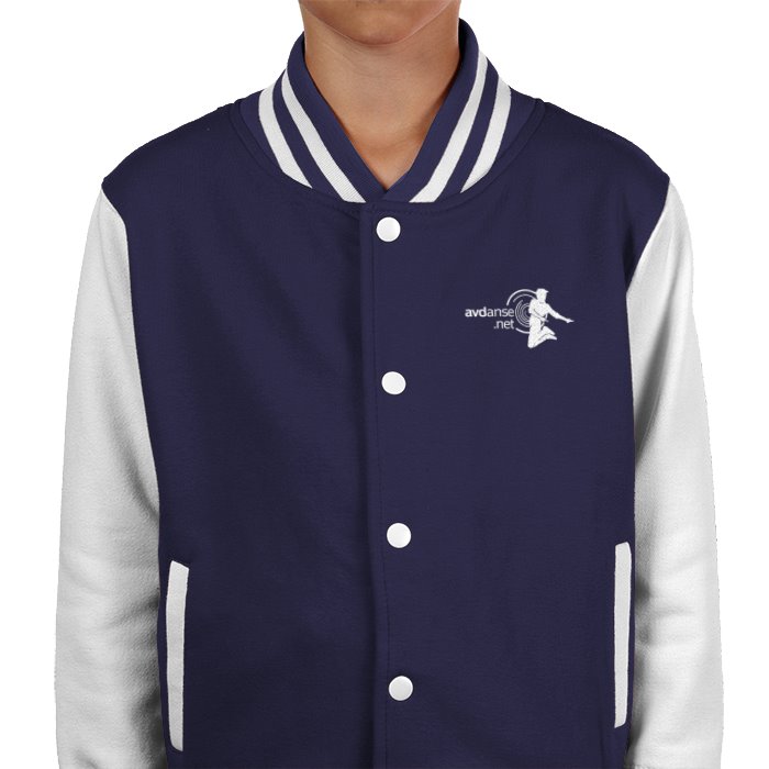 Veste Teddy Adulte Bleue marine