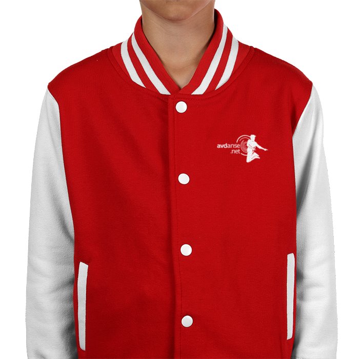 Veste Teddy Adulte Rouge
