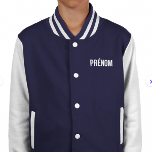 Veste Teddy Enfant Bleue marine