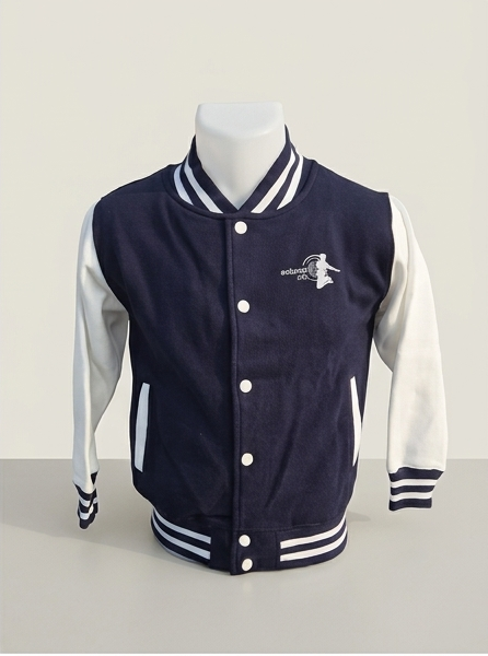 Veste Teddy Adulte Bleue marine – Image 3