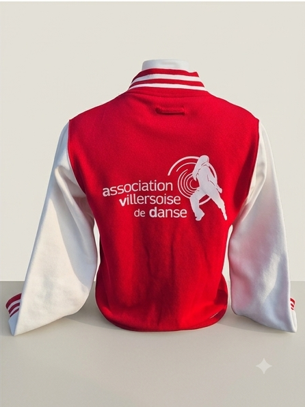 Veste Teddy Adulte Rouge – Image 5